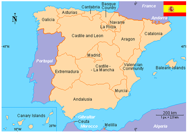 regions map